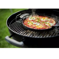 Weber CRAFTED Pfanne - Gourmet BBQ System -Online Camping Angebote gusseiserne grillpfanne weber crafted pfanne gbs gourmet bbq system grill zubehoer 1000 2 7306