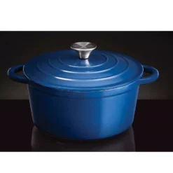 Napoleon Bräter Aus Gusseisen, Emailliert, Ø 23 Cm, 4l -Online Camping Angebote gusstopf napoleon dutch oven grillzubehoer blau porzellanemailliert edelstahldeckelgriff 1000 2 26101