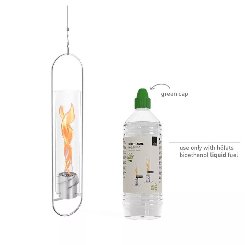 Feuer-Leuchte Höfats SPIN 900 Hängefeuer. Silber 4 Feuer-Leuchte Höfats SPIN 900 Hängefeuer. Silber – Bild 2