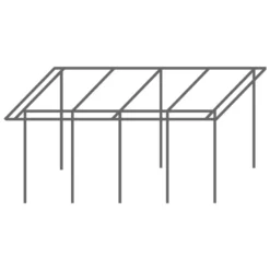 Freistehendes Dauerstandvorzelt Hahn Zelte Bern 2.0 | Tiefe 250 Cm -Online Camping Angebote hahn zelte bern 2 0 skizze gestaenge 5 dachstangen 8 beine vordachgestaenge wohnwagenvorzelt dauerstand 1000 9 26896