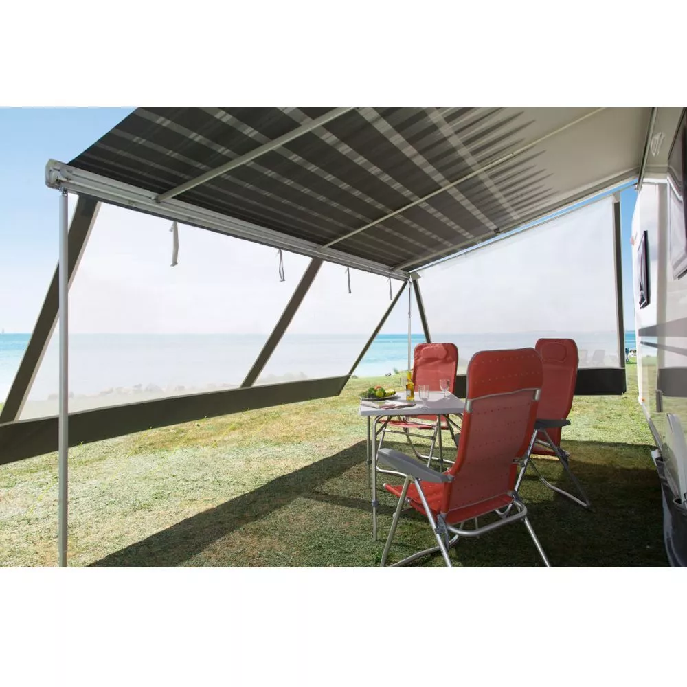 Markisen-Seitenwand DWT Happy Sun, Weiss 6 Markisen-Seitenwand DWT Happy Sun, Weiss – Bild 4