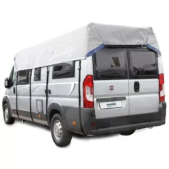 Hindermann Tyvek-Dachschutzplane Für Kastenwagen Fiat Ducato -Online Camping Angebote hindermann dachschutzplane kastenwagen hindermann tyvek supra fc winterfest montierte frontschutzplane fiat ducato hinteransicht 1 14397