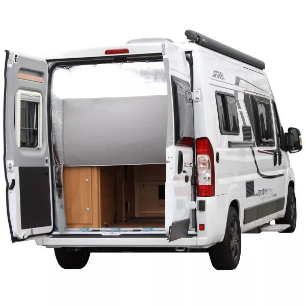 Hecktürisolierung Hindermann Kälteschutz Für Fiat Ducato, Hellgrau 4 Hecktürisolierung Hindermann Kälteschutz Für Fiat Ducato, Hellgrau – Bild 2