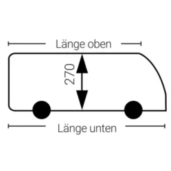 Wohnmobil-Schutzhülle Hindermann Wintertime, 910 X 235 X 270 Cm -Online Camping Angebote hindermann wintertime schutzhuelle reisemobil wohnmobil abdeckung huelle schutz winterschutz 910 cm 2 28506
