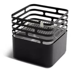 Höfats Feuerkorb CUBE Grill Set, Schwarz -Online Camping Angebote hoefats cube bbq grillset grillrost schwarzer feuerkorb cube 1000 2 27689