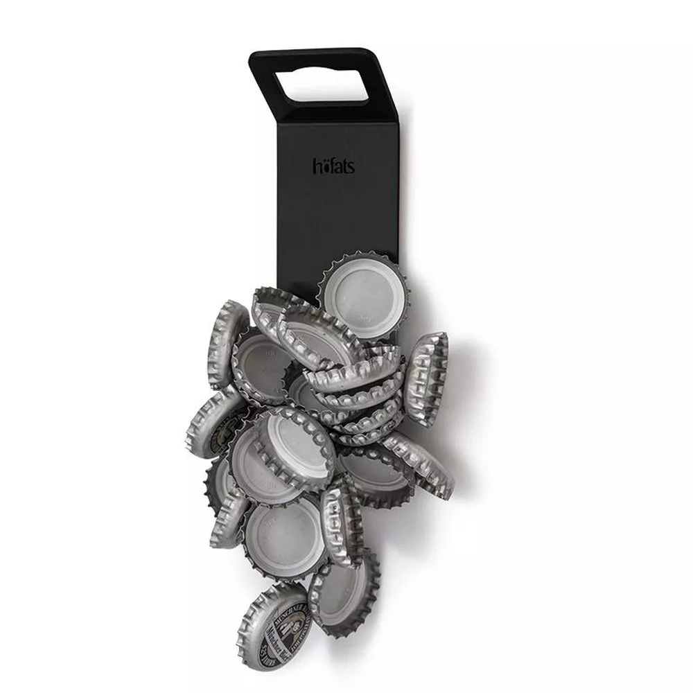 Höfats JOHNNY CATCH Magnet Flaschenöffner, Schwarz 5 Höfats JOHNNY CATCH Magnet Flaschenöffner, Schwarz – Bild 3