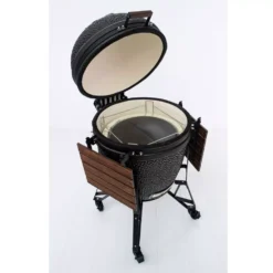 Holzkohlegrill The Bastard Urban XL Complete -Online Camping Angebote holzkohlegrill the bastard urban xl complete mit deflektorstein schwarzer runder kamadogrill 1000 4 23000