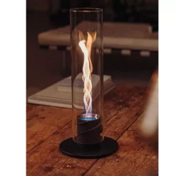 Tischfeuer Höfats SPIN 900, Schwarz -Online Camping Angebote indoor outdoor tischfeuer windlicht hoefats spin 900 bio burner fluessig brennstoff bioethanol 1000 6 25737