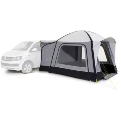 Aufblasbares Busvorzelt Kampa Cross Air TC -Online Camping Angebote kampa cross air tc busvorzelt freistehend vorderwand geoeffnet 1000 4 24519