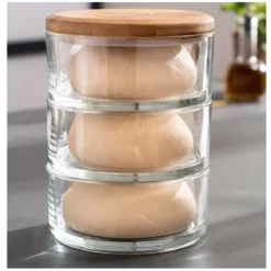 Ooni Stapelgefäss-Set -Online Camping Angebote kein teigverkleben teig gehen lassen stapel glasgefaess 3er set ooni 1000 6 25116