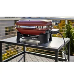 Weber Lumin Compact Elektrogrill, Red | Ausstellungsstück -Online Camping Angebote kompakter elektrogrill outdoor weber lumin compact rot 1000 5 27743