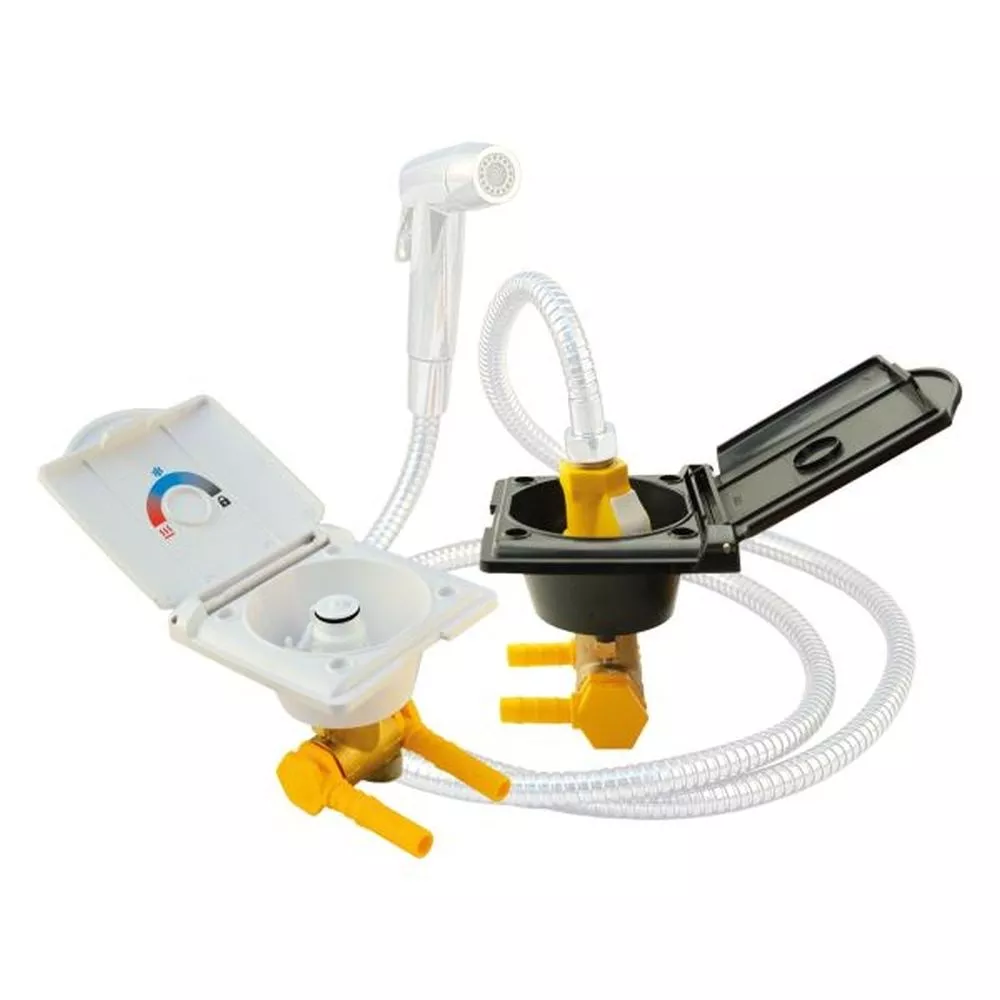 Lilie Duschanschluss Aussen, Ø 12 Mm, Weiss 5 Lilie Duschanschluss Aussen, Ø 12 Mm, Weiss – Bild 3