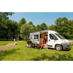 Dachmarkise Fiamma Fiammastore F80 S, Tuch: Royal Grey, Gehäuse: Schwarz 11 Dachmarkise Fiamma Fiammastore F80 S, Tuch: Royal Grey, Gehäuse: Schwarz -Online Camping Angebote markise sonnenstore zum kurbeln fiamma fiammastore f80 s 1000 4 22812