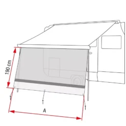 Markisen-Vorderwand Fiamma Sun View XL 450 -Online Camping Angebote markisen sonnenschutz fiamma sun view xl markisen vorderwand markisenzubehoer masse groesse 1000 2 21325