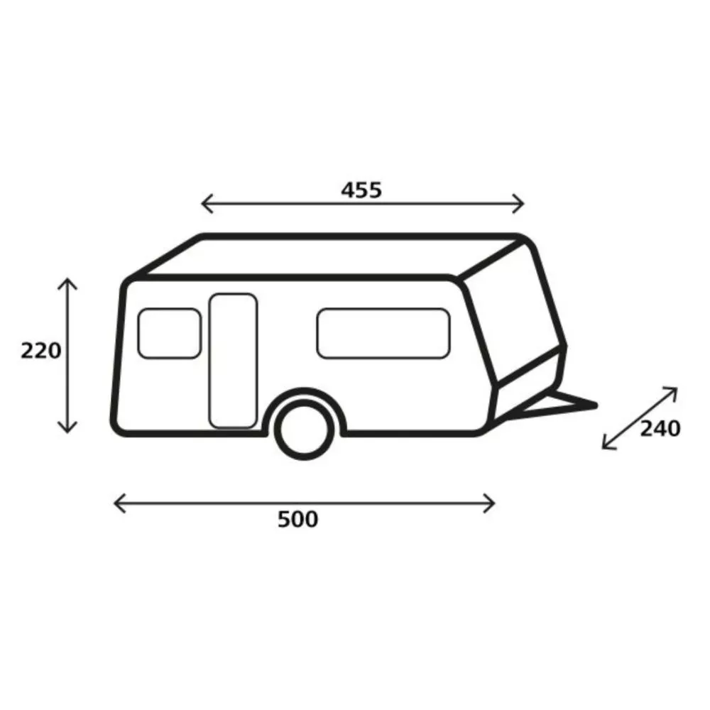 Wohnwagen-Abdeckung Brunner Caravan Cover Design 12M, 450-500 Cm 7 Wohnwagen-Abdeckung Brunner Caravan Cover Design 12M, 450-500 Cm – Bild 5