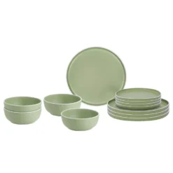 Campinggeschirr-Set Brunner Midday Dolomit Green C43 -Online Camping Angebote melamin campinggeschirr brunner midday dolomit green c43 geschirr set greun teller schalen schuesseln stone touch 1000 1 26149