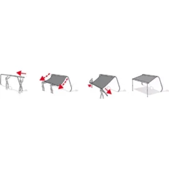 Wandmarkise Fiamma F35 Pro 220, Tuch: Royal Grey, Gehäuse: Titanium -Online Camping Angebote montage aufbau fiamma f35 pro markise mit integrierten stuetzfuessen 1000 4 22757