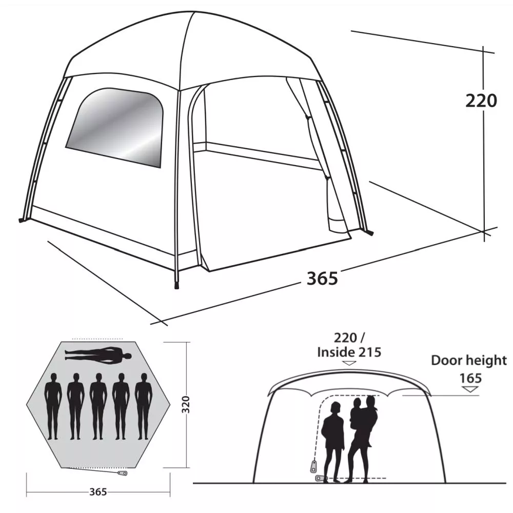 Trekkingzelt Easy Camp Moonlight Yurt 4 Trekkingzelt Easy Camp Moonlight Yurt – Bild 2
