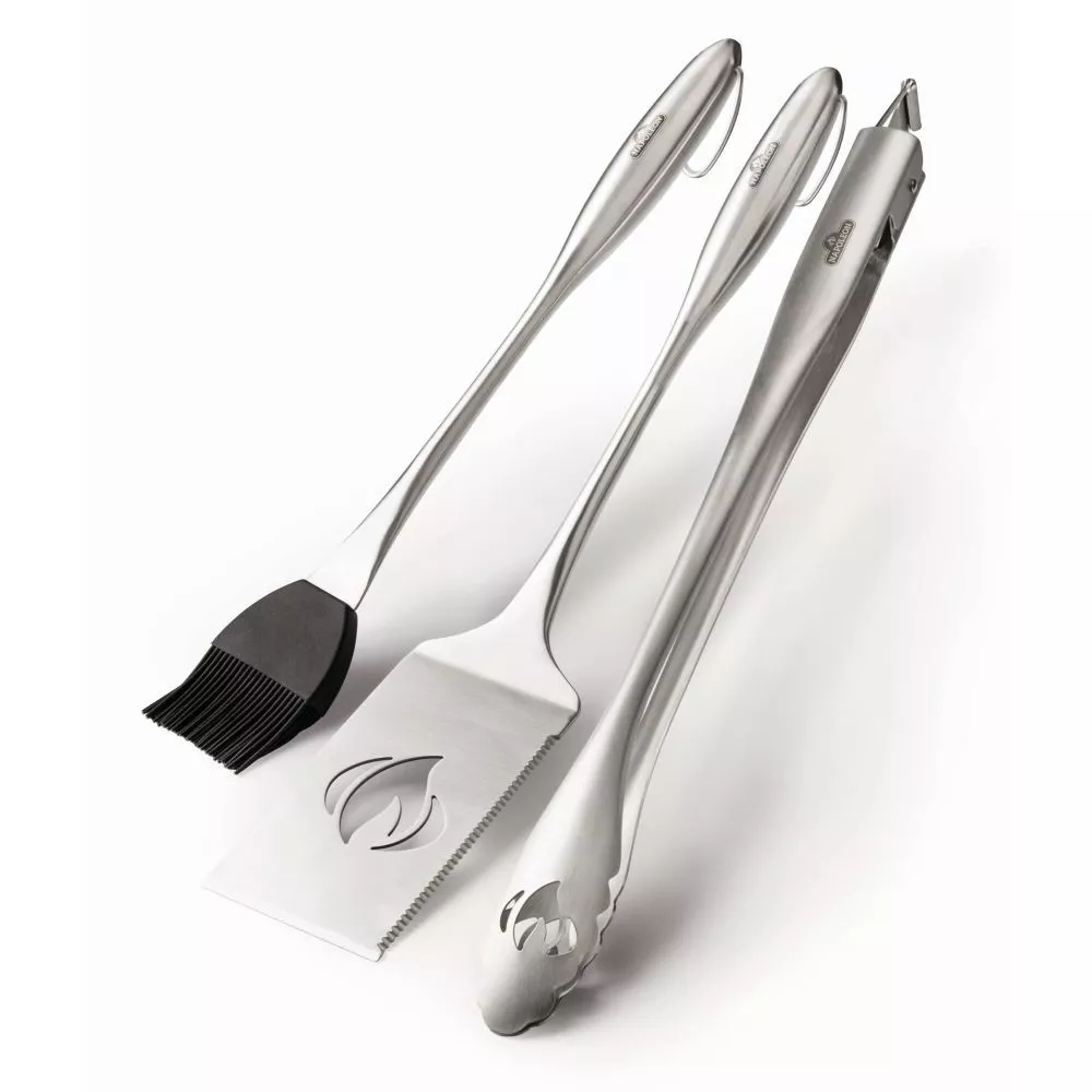 Napoleon 3-teiliges PRO Grillbesteck-Set, Edelstahl 3 Napoleon 3-teiliges PRO Grillbesteck-Set, Edelstahl