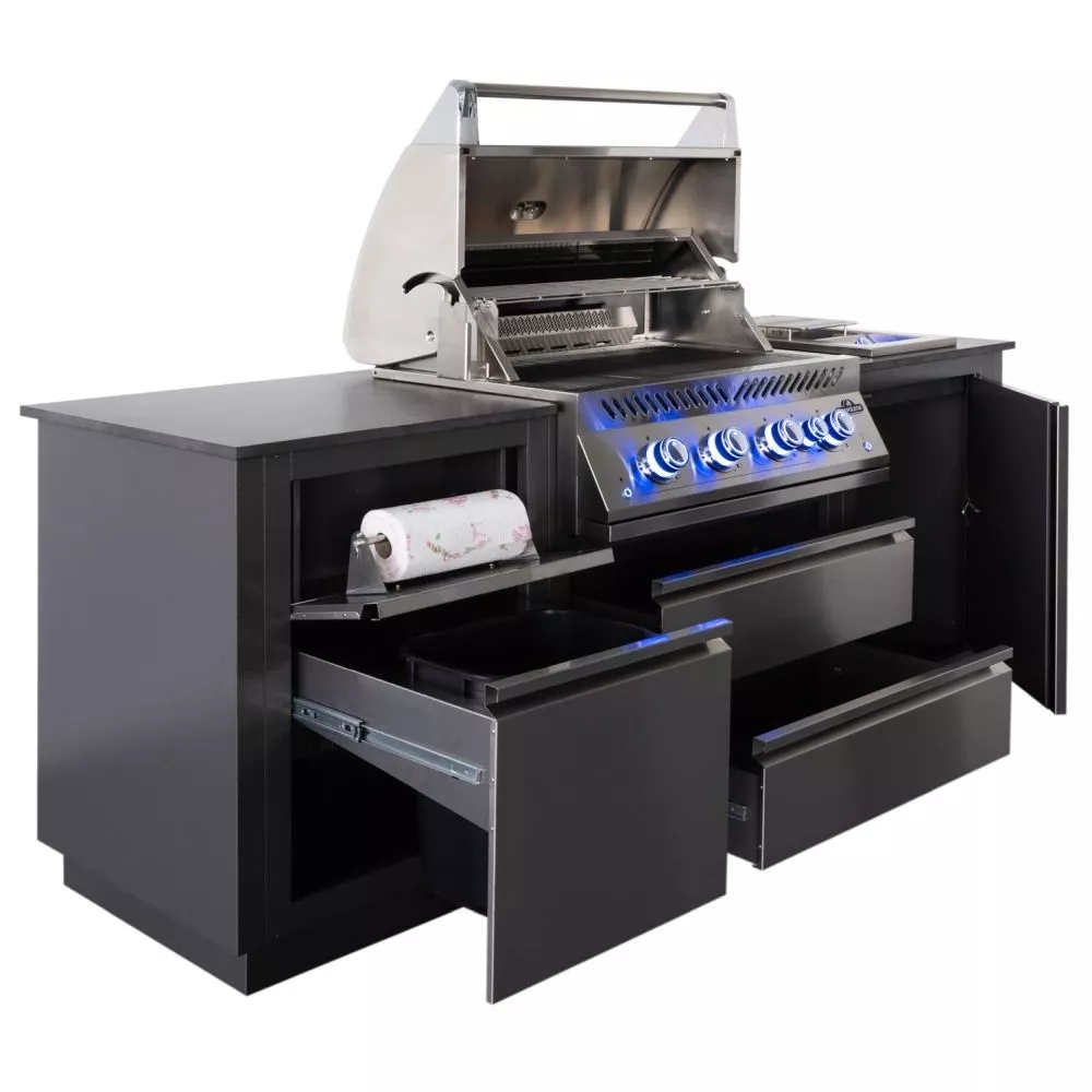 Outdoorküche Napoleon OASIS Compact 105 Mit BIG32-1 Und Einbau Sizzle Zone 7 Outdoorküche Napoleon OASIS Compact 105 Mit BIG32-1 Und Einbau Sizzle Zone – Bild 5