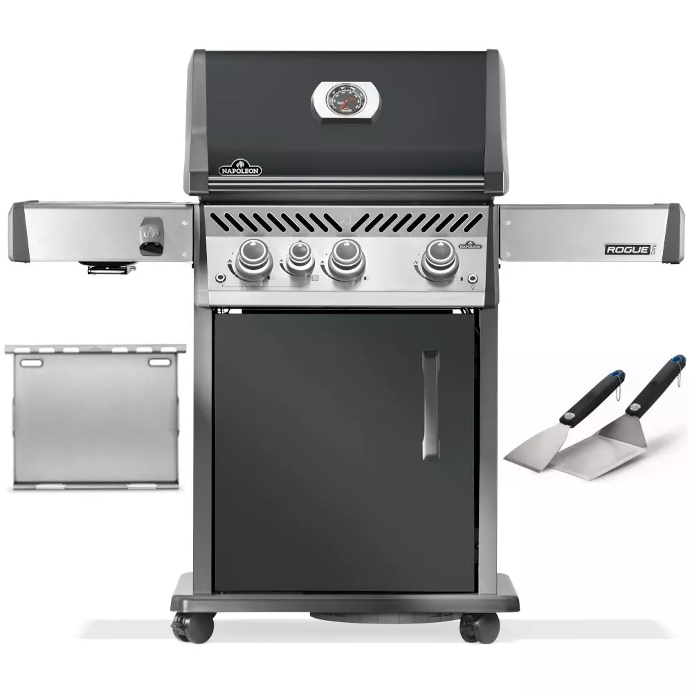Gasgrill Napoleon Rogue PRO 425 Inklusive Plancha Und Plancha Grillbesteck 4 Gasgrill Napoleon Rogue PRO 425 Inklusive Plancha Und Plancha Grillbesteck – Bild 2