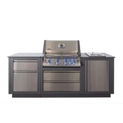 Outdoorküche Napoleon Oasis Compact 105, Mit BIP500 Und Einbau SIZZLE ZONE