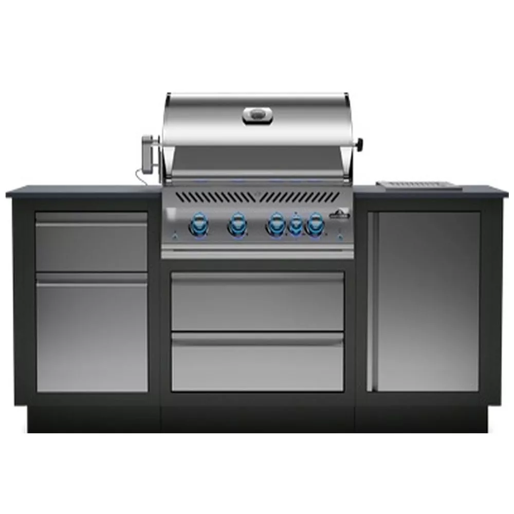 Outdoorküche Napoleon OASIS Compact 105 Mit BIG32-1 Und Einbau Sizzle Zone 3 Outdoorküche Napoleon OASIS Compact 105 Mit BIG32-1 Und Einbau Sizzle Zone
