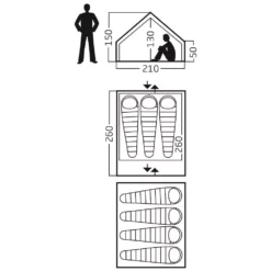 Firstzelt Nordisk Ydun Sky 5.5 -Online Camping Angebote nordisk ydun sky 5 5 groesse massangaben familienzelt 4 personen zelt 1000 1 25043