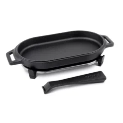 Bratpfanne Ooni Servierpfanne Aus Gusseisen -Online Camping Angebote onni zubehoer gusseiserne sevierpfanne abnehmbarer griff stahluntersetzer 1000 2 26125