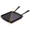 Ooni Doppelseitige Grillpfanne Aus Gusseisen -Online Camping Angebote ooni doppelseitige grillpfanne gusseisen abnehmbarer griff dual sided grizzler plate 1000 0 25105