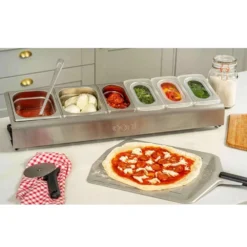Ooni Pizzabelag-Station -Online Camping Angebote ooni pizza topping station mit deckel einfache reinigung 1000 5 25106