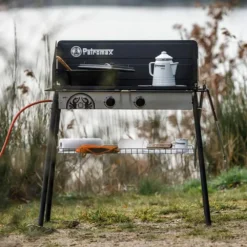 Petromax Gastisch GE90-s Mit 2 Brenner, 50 Mbar -Online Camping Angebote outdoor kochstelle petromax schwarzer gastisch ge90s arbeitsflaeche 2 mal 45 auf 45cm 1000 4 25963
