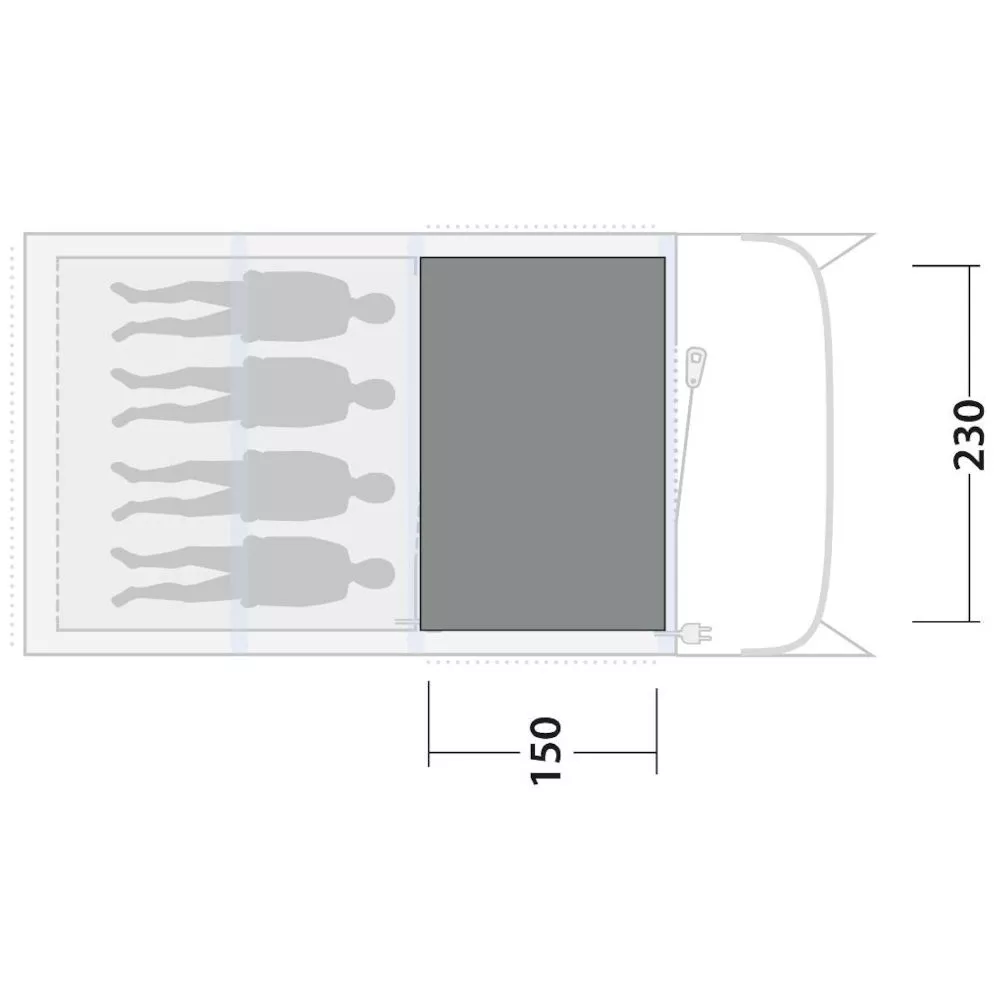 Teppich Outwell Cozy Carpet Monterey 4 Air 3 Teppich Outwell Cozy Carpet Monterey 4 Air – Bild 2