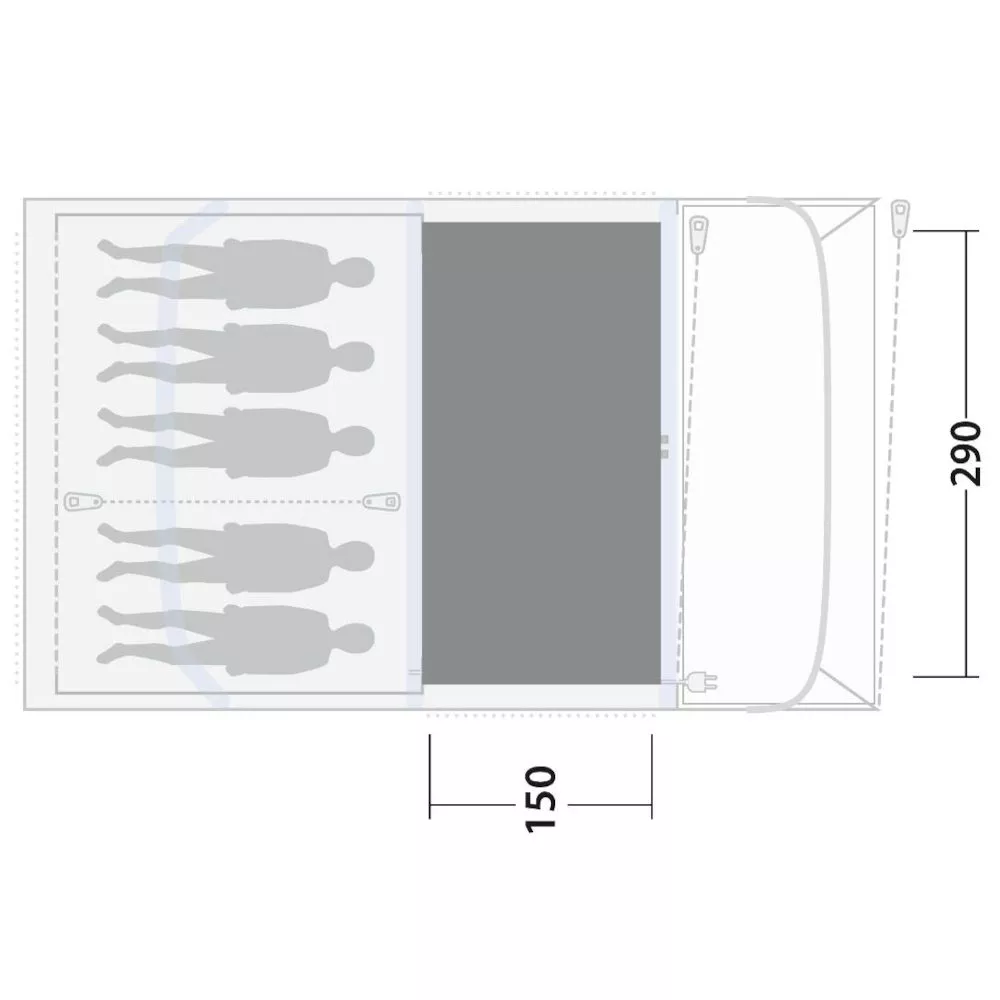 Teppich Outwell Cozy Carpet Flagstaff / Nashville / Monterey 5 Air 4 Teppich Outwell Cozy Carpet Flagstaff / Nashville / Monterey 5 Air – Bild 2