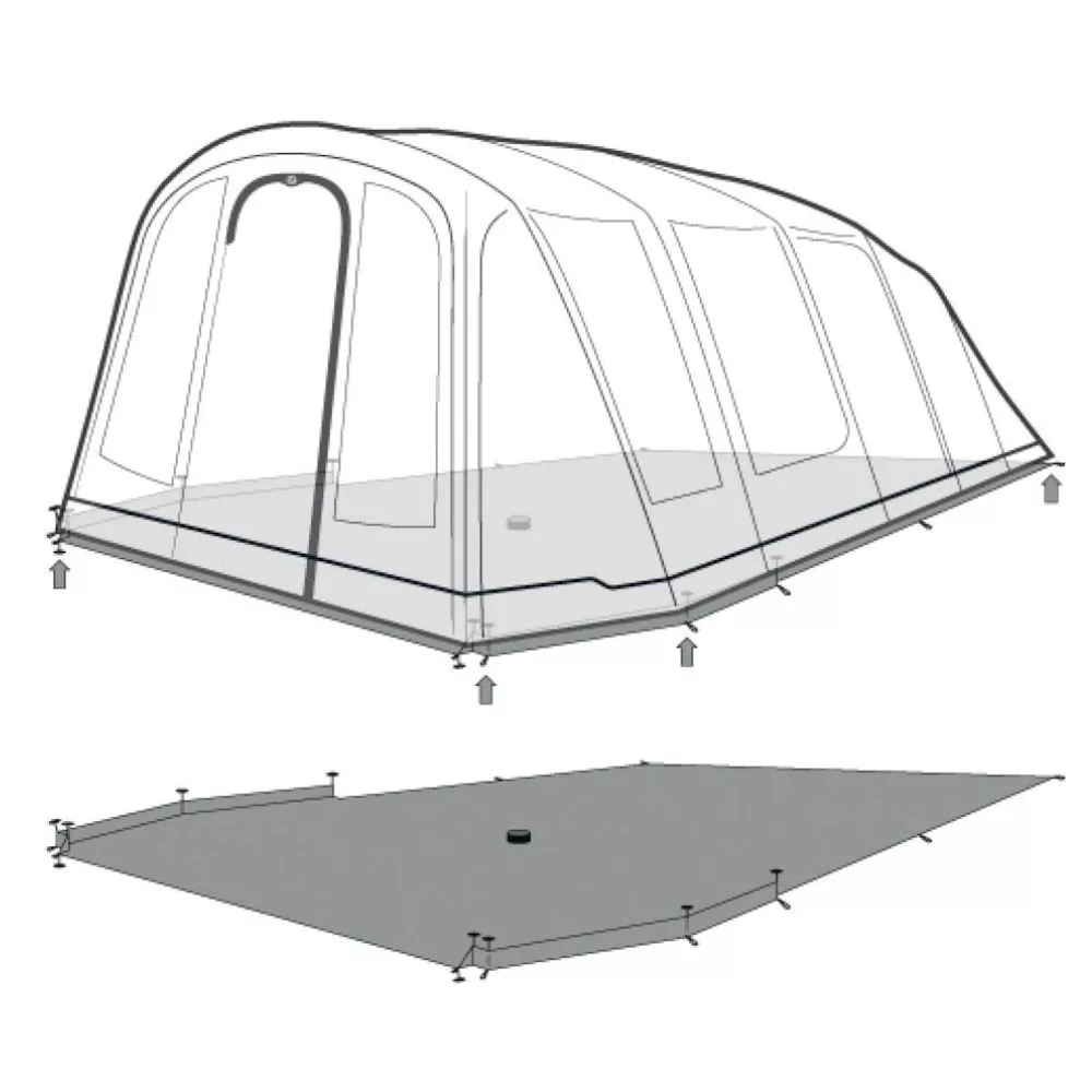 Zeltunterlage Outwell Footprint Lux Tennessee 7 Air 5 Zeltunterlage Outwell Footprint Lux Tennessee 7 Air – Bild 3