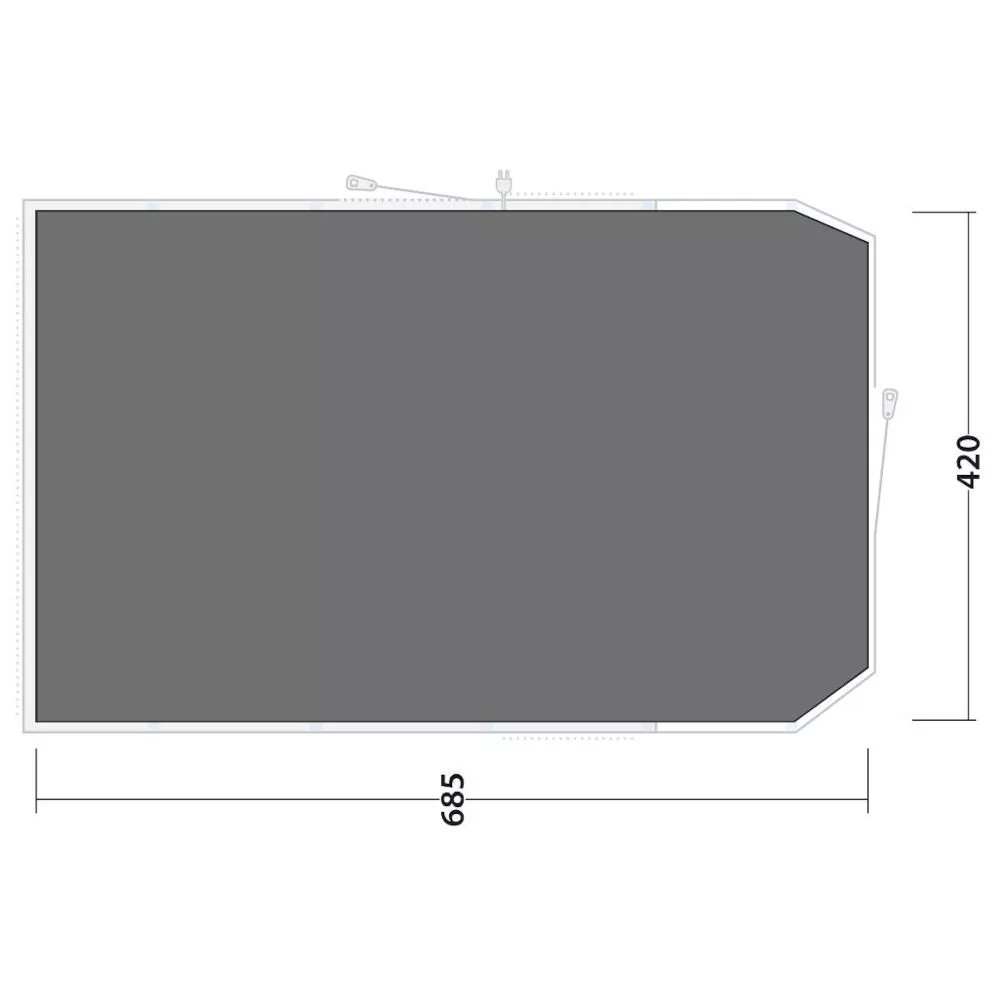 Zeltunterlage Outwell Footprint Lux Tennessee 7 Air 4 Zeltunterlage Outwell Footprint Lux Tennessee 7 Air – Bild 2