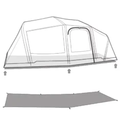 Unterlage Outwell Footprint Hartford 6 Air 7 Unterlage Outwell Footprint Hartford 6 Air -Online Camping Angebote outwell hartford 6 air footprint skizze unterlage familien campingzelt 2 27517