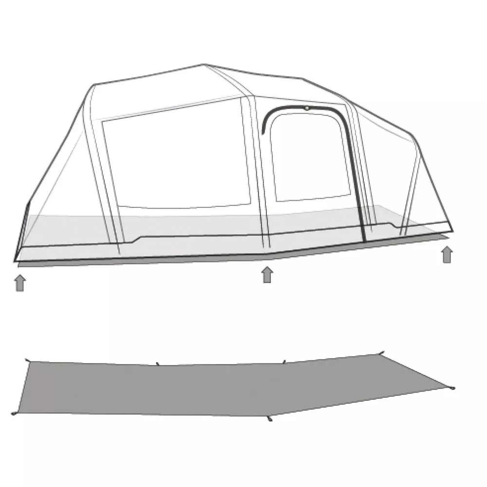 Unterlage Outwell Footprint Hartford 6 Air 5 Unterlage Outwell Footprint Hartford 6 Air – Bild 3