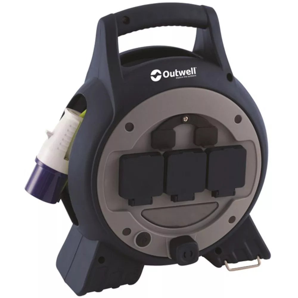 Mensa Mains Outwell 3-Wege-Netzkabeltrommel Mit USB/Lampe 3 Mensa Mains Outwell 3-Wege-Netzkabeltrommel Mit USB/Lampe