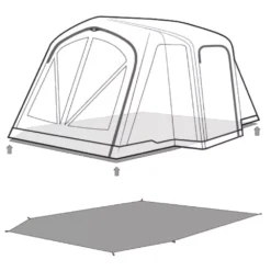 Unterlage Outwell Footprint Montana 4 Air -Online Camping Angebote outwell montana 4 air footprint skizze unterlage familien campingzelt 2 27540