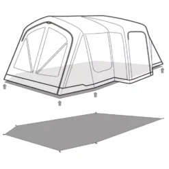 Unterlage Outwell Footprint Montana 6 Air -Online Camping Angebote outwell montana 6 air footprint skizze unterlage familien camping zelt 2 27542