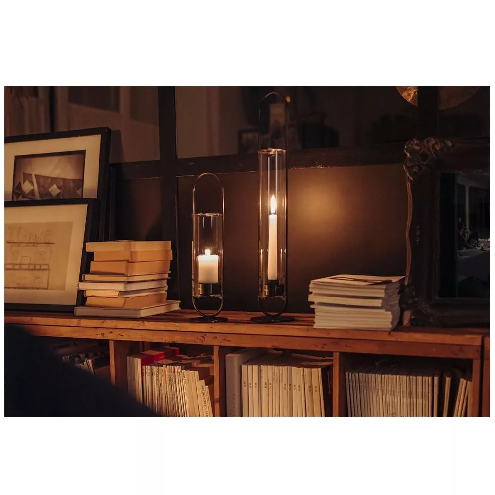 Windlicht Höfats Oval Candle 55 Schwarz 6 Windlicht Höfats Oval Candle 55 Schwarz – Bild 4