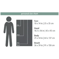Strandhandtuch PackTowl Personal Handtuch | Beach 91x150cm | Sage -Online Camping Angebote packtowl personal handtuch groessenuebersicht face hand body beach 1000 2 24953
