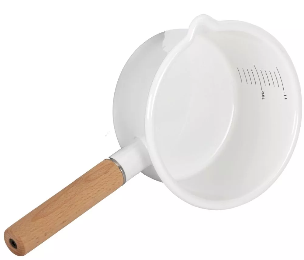 Petromax Emaille-Stieltopf, Weiss, 1 Liter 7 Petromax Emaille-Stieltopf, Weiss, 1 Liter – Bild 5