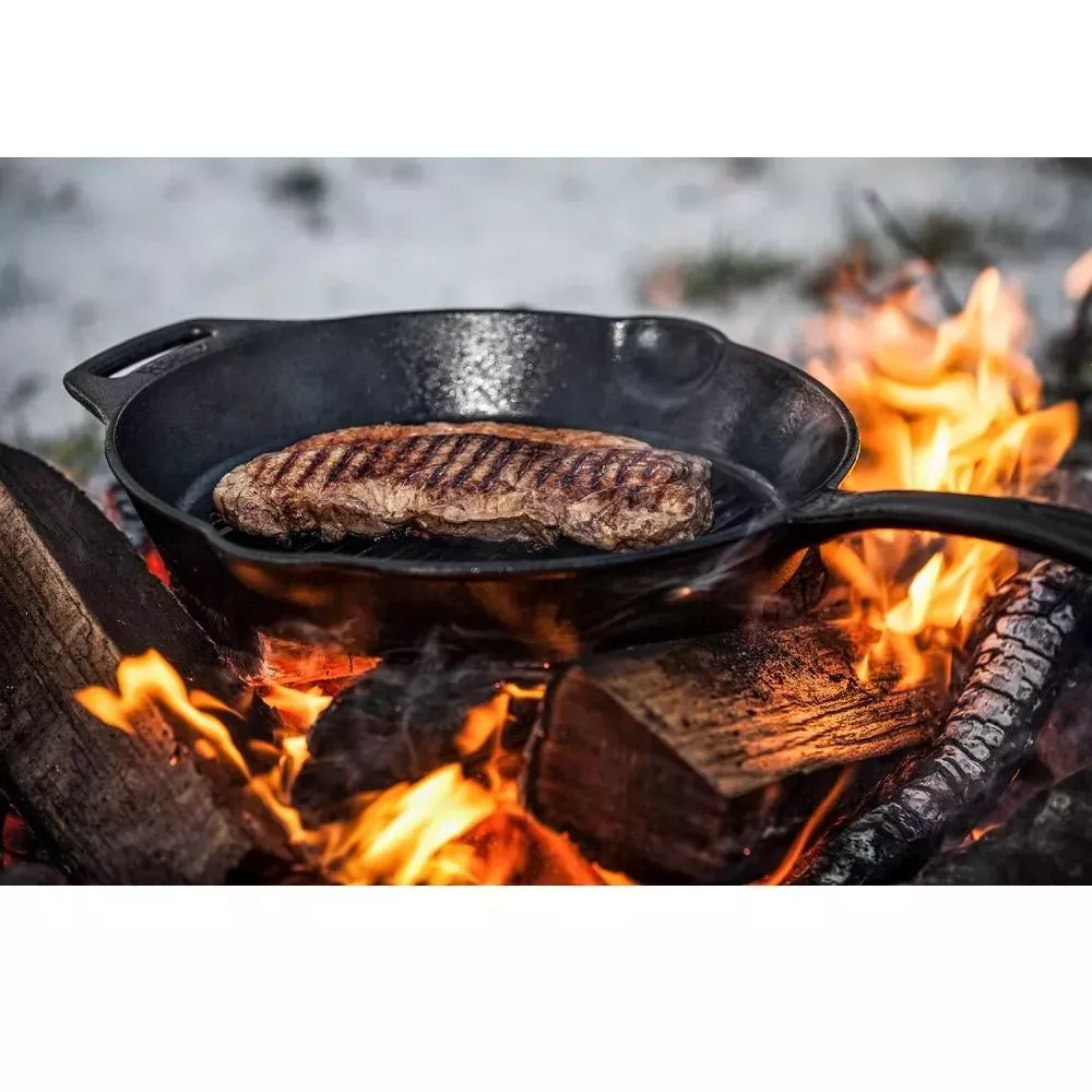 Petromax Grill-Feuerpfanne Gp30 Mit Stiel, Ø 30 Cm 4 Petromax Grill-Feuerpfanne Gp30 Mit Stiel, Ø 30 Cm – Bild 2