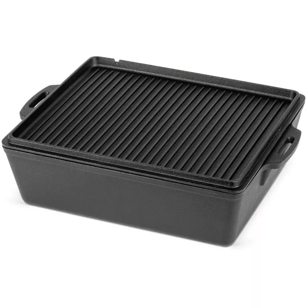 Gusseisen Petromax Kastenform Mit Deckel K12, Volumen 8 Liter 5 Gusseisen Petromax Kastenform Mit Deckel K12, Volumen 8 Liter – Bild 3