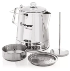 Petromax Perkolator Perkomax Aus Edelstahl, 3 Liter -Online Camping Angebote petromax perkolator perkomax 3l edelstahl zubehoer mit glasknauf im deckel 1000 2 27917