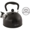Pfeifkessel Outwell Tea Break Lux Kessel L, 2,2 Liter, Schwarz -Online Camping Angebote pfeifkessel induktion outwell tea break lux kessel l edelstahl teekessel schwarz 700 0 22142