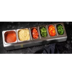 Ooni Pizzabelag-Station -Online Camping Angebote pizza belag station ooni zubehoer topping station 1000 6 25106