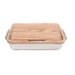 Ooni Ofenform Inklusive Schneidebrett Und Grillrost, Large -Online Camping Angebote pizza ofenform aus edelstahl inklusive eiche schneidebrett und grillrost mit silikonverschluss zubehoer lecker gerichte zubereiten 1000 2 27314